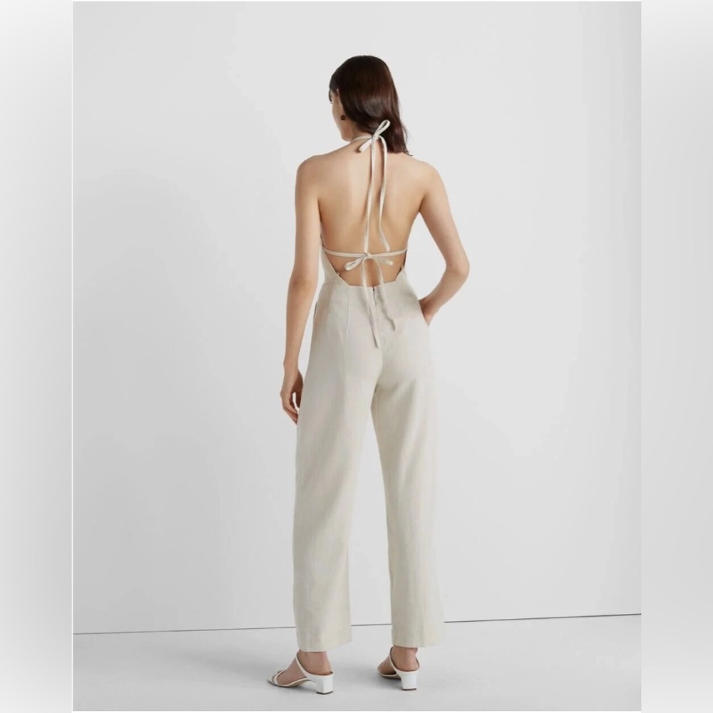 Club Monaco backless jumpsuit in natural - NEVER WORN